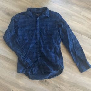 Marc Anthony Men’s Flannel Dress Shirt Slim Fit S